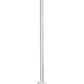 Z-Lite Aimie 828P6-ROD-BN 1-Light Candelabra Bulb Base Brushed Nickel Steel Frame Feathered White Glass Shade Pendant Light