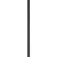 Z-Lite Aimie 828P6-ROD-MB 1-Light Candelabra Bulb Base Matte Black Steel Frame Feathered White Glass Shade Pendant Light