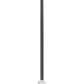 Z-Lite Aimie 828P6-ROD-MB 1-Light Candelabra Bulb Base Matte Black Steel Frame Feathered White Glass Shade Pendant Light