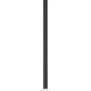 Z-Lite Aimie 828P6-ROD-MB 1-Light Candelabra Bulb Base Matte Black Steel Frame Feathered White Glass Shade Pendant Light