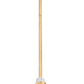 Z-Lite Aimie 828P6-ROD-MGLD 1-Light Candelabra Bulb Base Modern Gold Steel Frame Feathered White Glass Shade Pendant Light