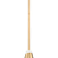 Z-Lite Aimie 828P6-ROD-MGLD 1-Light Candelabra Bulb Base Modern Gold Steel Frame Feathered White Glass Shade Pendant Light