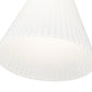 Z-Lite Alaric 10" 1-Light Modern Gold Pendant Light With White Glass Shade