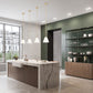 Z-Lite Alaric 10" 1-Light Modern Gold Pendant Light With White Glass Shade