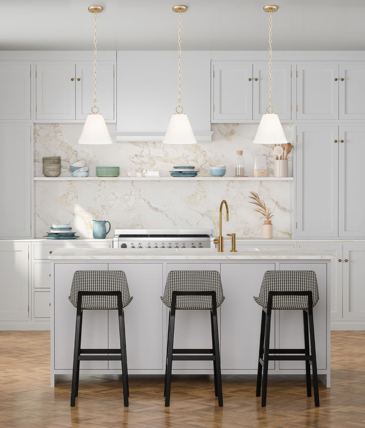 Z-Lite Alaric 10" 1-Light Modern Gold Pendant Light With White Glass Shade