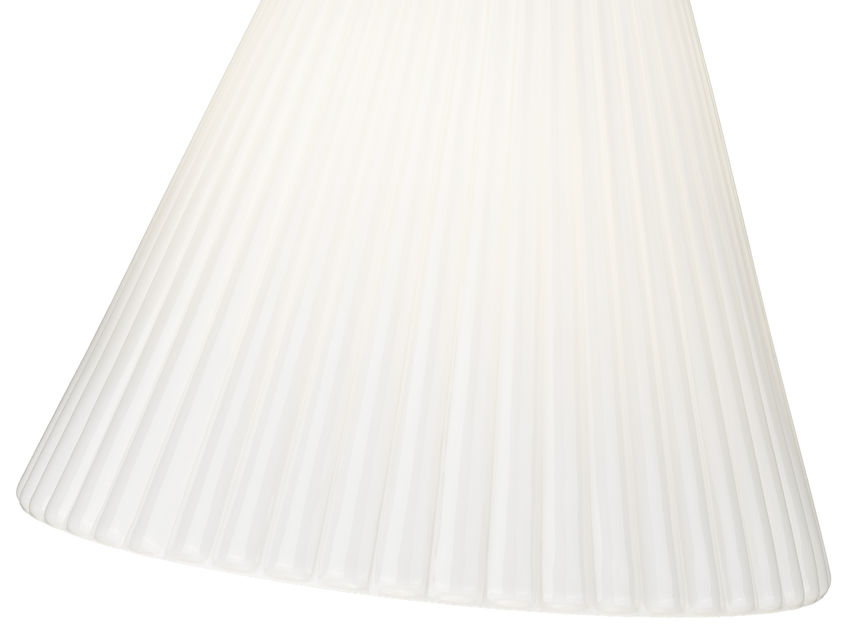 Z-Lite Alaric 10" 1-Light Polished Nickel Pendant Light With White Glass Shade