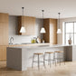 Z-Lite Alaric 14" 1-Light Matte Black Pendant Light With White Glass Shade