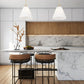 Z-Lite Alaric 14" 1-Light Modern Gold Pendant Light With White Glass Shade