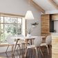 Z-Lite Alaric 18" 3-Light Modern Gold Pendant Light With White Glass Shade