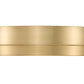 Z-Lite Algar 12" 1-Light LED Modern Gold Steel and Frosted Acrylic Shade Flush Mount Light
