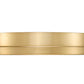 Z-Lite Algar 16" 1-Light LED Modern Gold Steel and Frosted Acrylic Shade Flush Mount Light