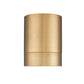 Z-Lite Algar 6" 1-Light LED Modern Gold Steel With Frosted Acrylic Shade Flush Mount Light