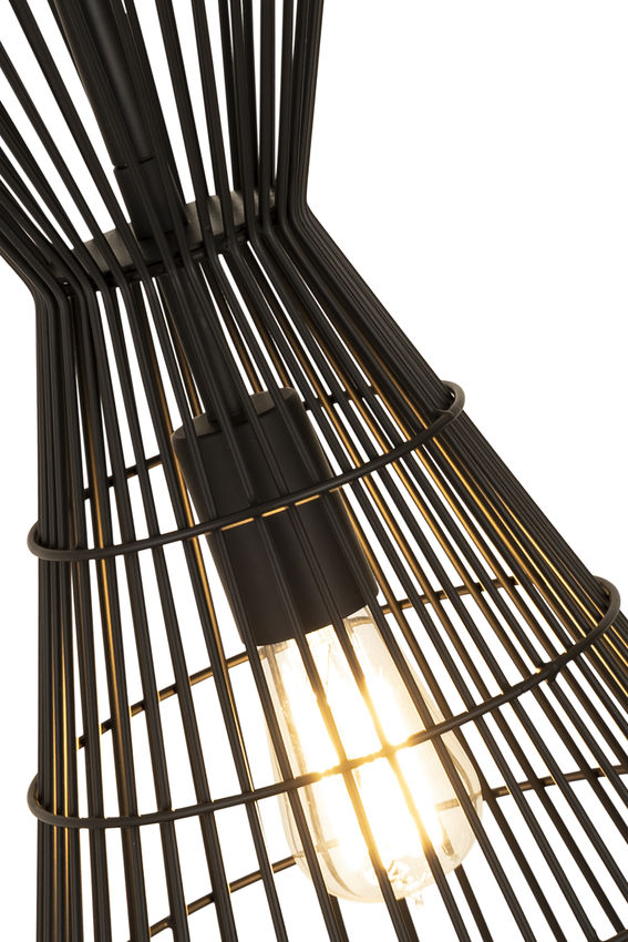 Z-Lite Alito 11" 1-Light Matte Black Iron Mini Pendant Light