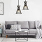 Z-Lite Alito 11" 1-Light Matte Black Iron Mini Pendant Light