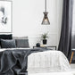 Z-Lite Alito 11" 1-Light Matte Black Iron Mini Pendant Light