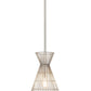 Z-Lite Alito 11" 1-Light Polished Nickel Iron Mini Pendant Light