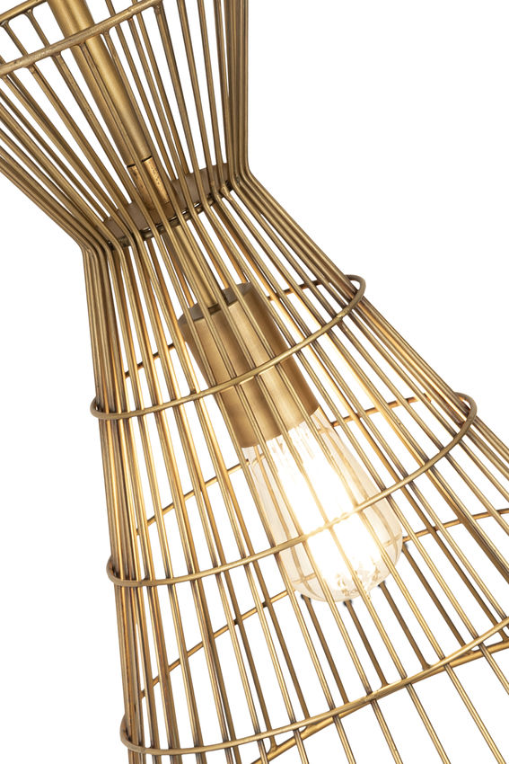 Z-Lite Alito 11" 1-Light Rubbed Brass Iron Mini Pendant Light