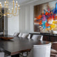 Z-Lite Allistair 16-Light Candelabra Bulb Base Modern Gold Steel Frame Clear Ribbed Glass Shade Linear Chandelier