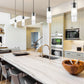 Z-Lite Alton 5" 1-Light Matte Black Steel and Clear Frosted Glass Shade Pendant Light