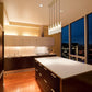 Z-Lite Alton 5" 5-Light Modern Gold Steel and Clear Frosted Glass Shade Linear Chandelier