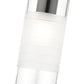 Z-Lite Alton 824P-ROD 5" 1-Light Matte Black Steel and Clear Frosted Glass Shade Pendant Light
