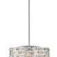 Z-Lite Aludra 18" 5-Light Chrome Pendant Light