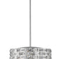 Z-Lite Aludra 18" 5-Light Chrome Pendant Light