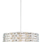 Z-Lite Aludra 24" 7-Light Chrome Pendant Light With Mirror Stainless Steel Shade