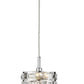 Z-Lite Aludra 7" 1-Light Chrome Steel Mini Pendant Light