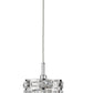 Z-Lite Aludra 7" 1-Light Chrome Steel Mini Pendant Light