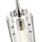 Z-Lite Alverton 6" 1-Light Polished Nickel Mini Pendant Light With Clear Glass Shade