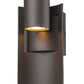 Z-Lite Amador 5" 1-Light LED Deep Bronze Aluminum Outdoor Wall Sconce