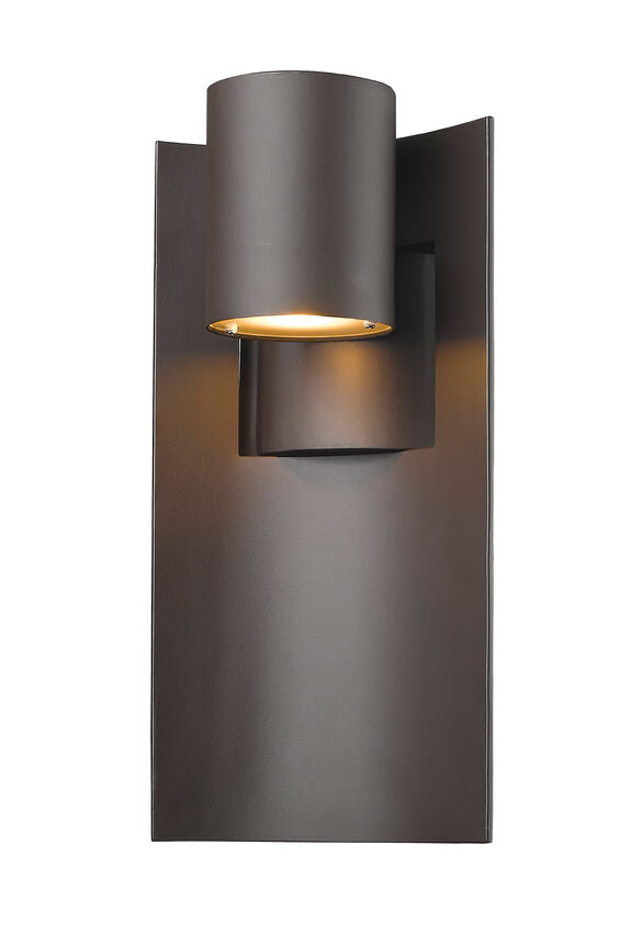 Z-Lite Amador 7" 1-Light LED Deep Bronze Aluminum Outdoor Wall Sconce