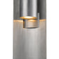 Z-Lite Amador 9" 1-Light LED Silver Aluminum Outdoor Wall Sconce