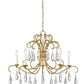 Z-Lite Amara 38" 5-Light Gilded Gold Steel Chandelier