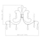 Z-Lite Amara 38" 5-Light Gilded Gold Steel Chandelier