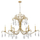Z-Lite Amara 59" 6-Light Gilded Gold Steel Chandelier