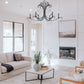 Z-Lite Amara 59" 6-Light Matte Black Steel Chandelier