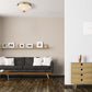Z-Lite Amon 13" 2-Light Heritage Brass Flush Mount Lighting With Matte Opal Glass Shade