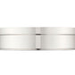 Z-Lite Anders 15" 1-Light LED Polished Nickel Steel and Marbling Parian Shade Flush Mount Light