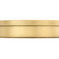 Z-Lite Anders 15" 1-Light LED Rubbed Brass Steel and Marbling Parian Shade Flush Mount Light