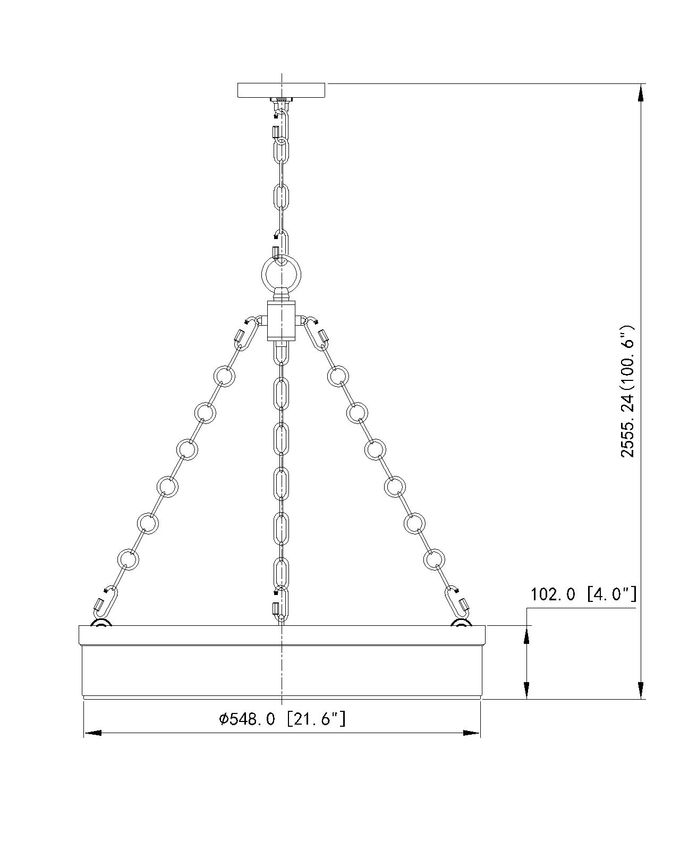 Z-Lite Anders 22" 3-Light LED Rubbed Brass Steel and Marbling Parian Shade Chandelier