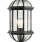 Z-Lite Annex 8" W x 20" H 1-Light Black Outdoor Post Mount Fixture With Clear Beveled Glass Shade