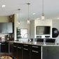 Z-Lite Annora 6" 1-Light Brushed Nickel Mini Pendant Light With Clear Glass Shade