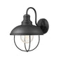 Z-Lite Ansel 11" 1-Light Black Aluminum Outdoor Wall Sconce