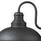Z-Lite Ansel 11" 1-Light Black Aluminum Outdoor Wall Sconce
