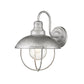 Z-Lite Ansel 11" 1-Light Galvanized Aluminum Outdoor Wall Sconce