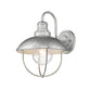 Z-Lite Ansel 11" 1-Light Galvanized Aluminum Outdoor Wall Sconce