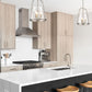 Z-Lite Archis 12" 3-Light Brushed Nickel Steel and Clear Glass Shade Pendant Light