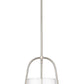 Z-Lite Archis 12" 3-Light Brushed Nickel Steel and Clear Glass Shade Pendant Light